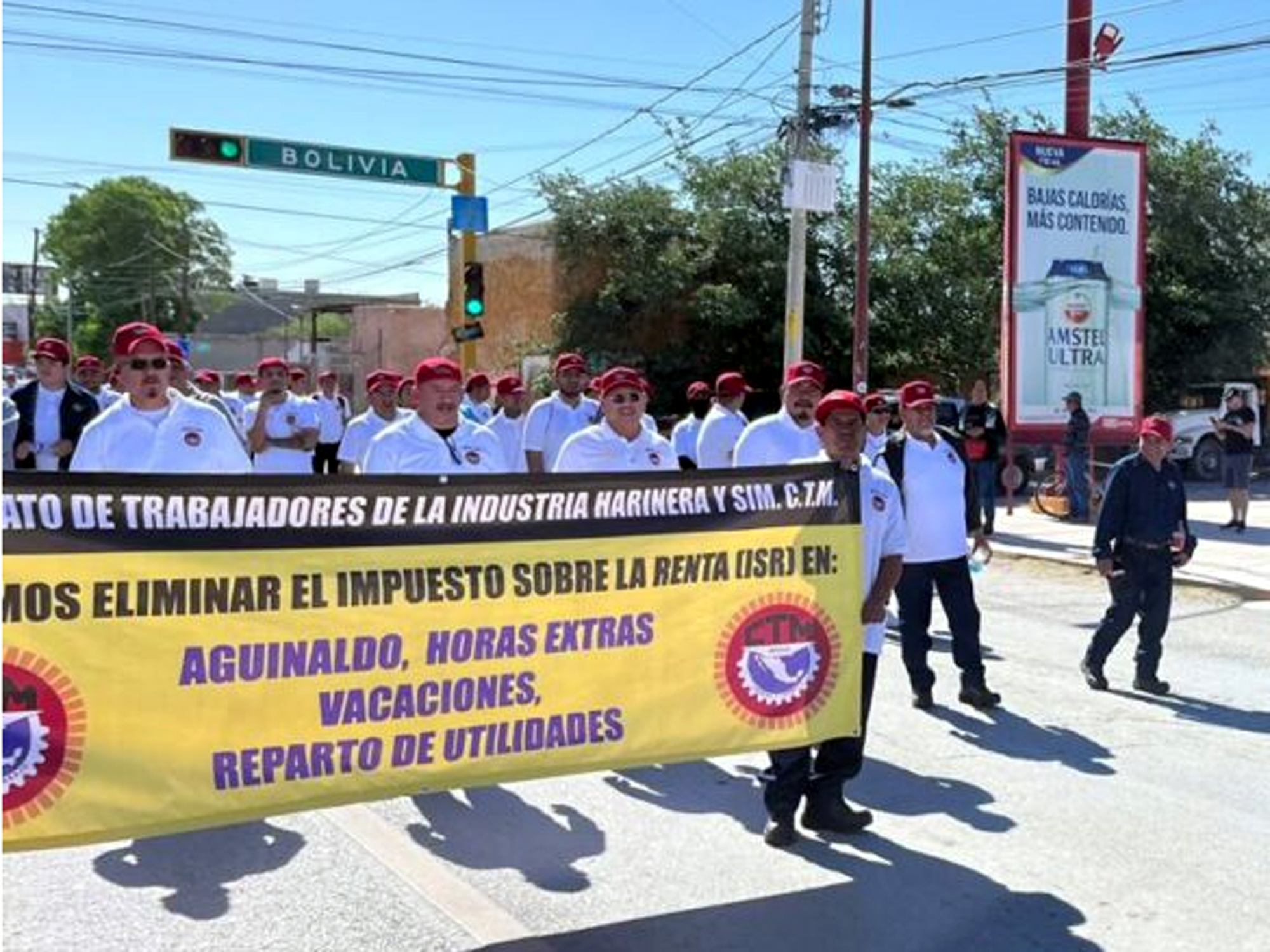 Susana Prieto lidera marcha en Ciudad Jurez inspirada en huelga de Caterpillar en Nuevo Laredo