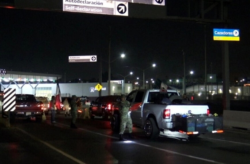 mujer muere en revisión aduanal del Puente Internacional II en Nuevo Laredo