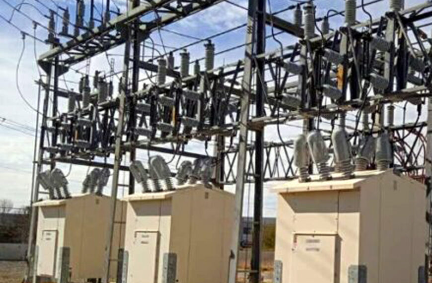 Nueva subestación eléctrica en construcción en el poniente de Nuevo Laredo