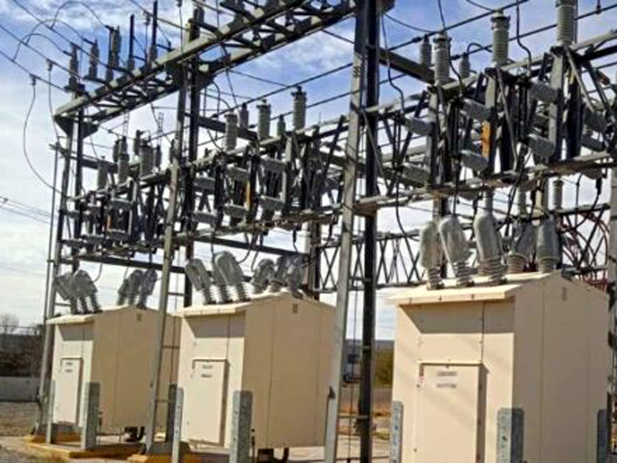 Nueva subestación eléctrica en construcción en el poniente de Nuevo Laredo