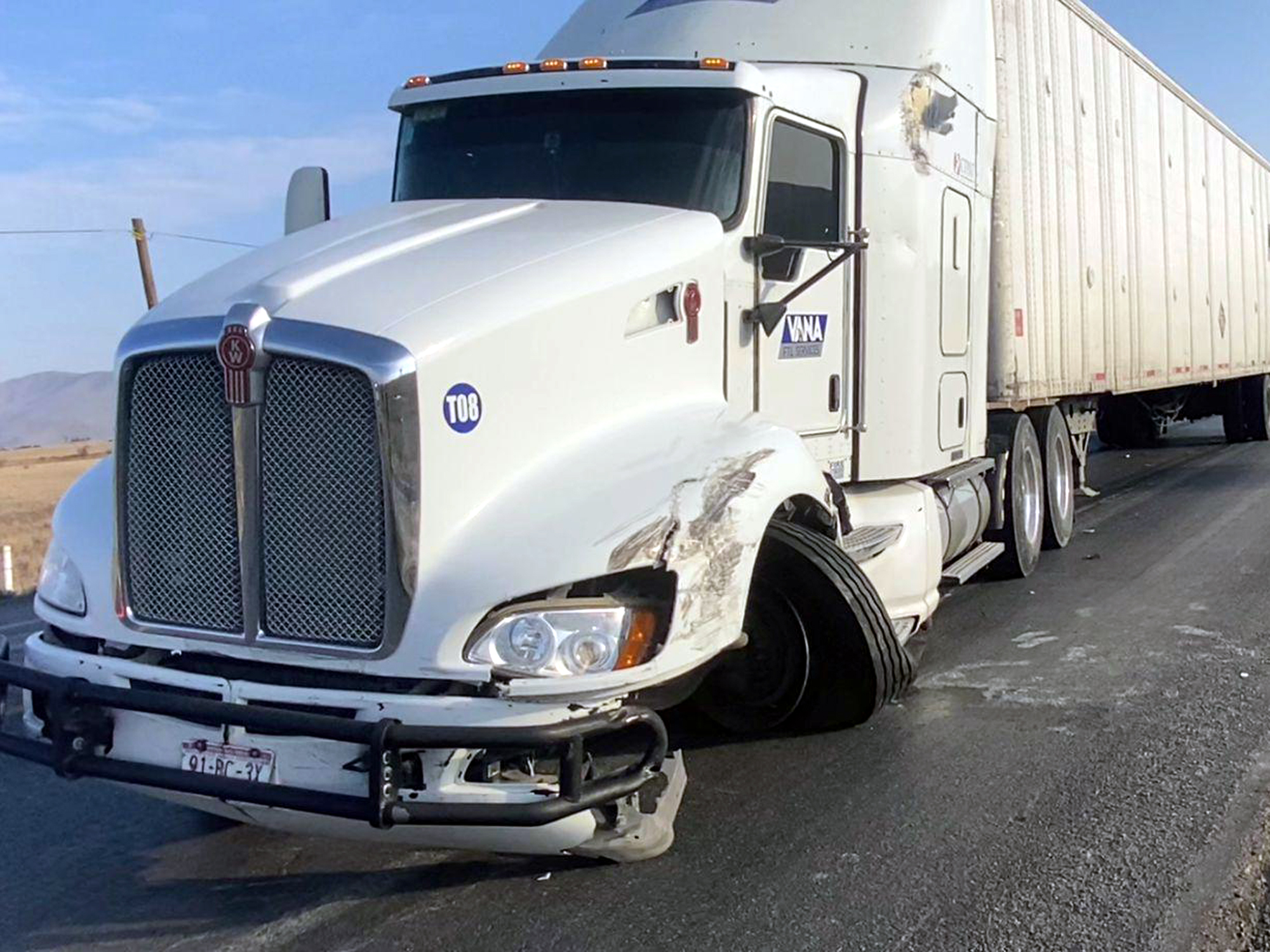 Accidente de autobs rumbo a Nuevo Laredo deja cinco lesionados en Saltillo
