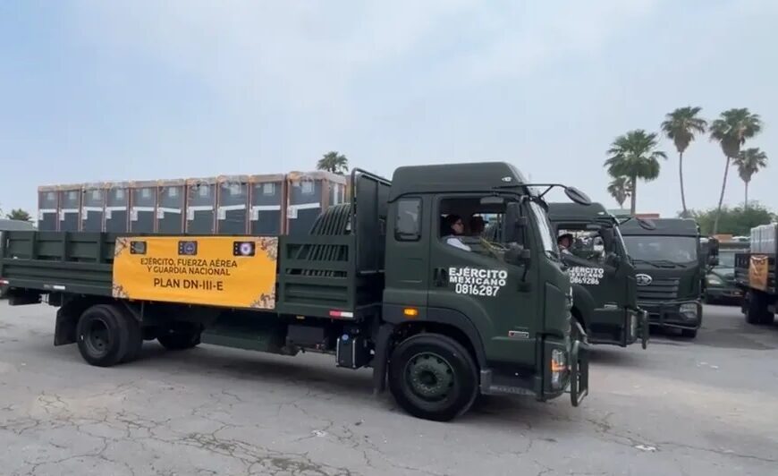 Inicia la entrega de enseres a las familias…