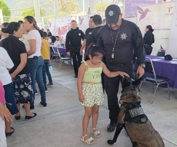 Guardia Estatal convive con la ciudadanía en brigada…