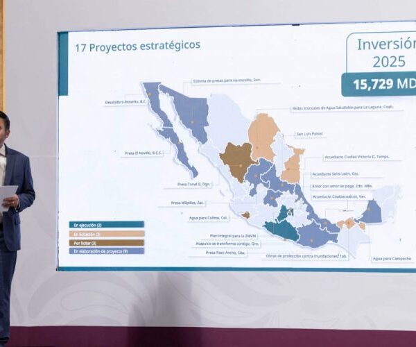 Tamaulipas es el segundo estado con más inversión en proyectos hídricos
