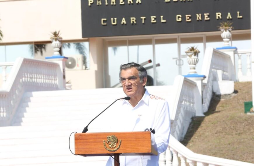 Reconoce Américo respaldo de la Secretaría de Marina para la paz y el desarrollo de Tamaulipas