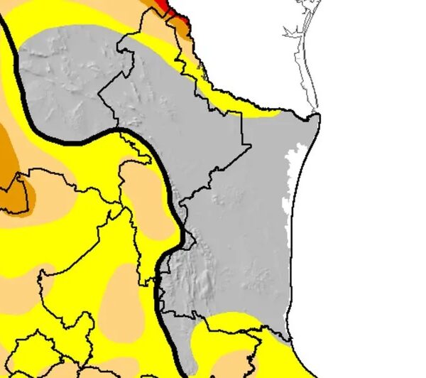 Tamaulipas tiene leve recuperación de la sequía por lluvias en el noreste