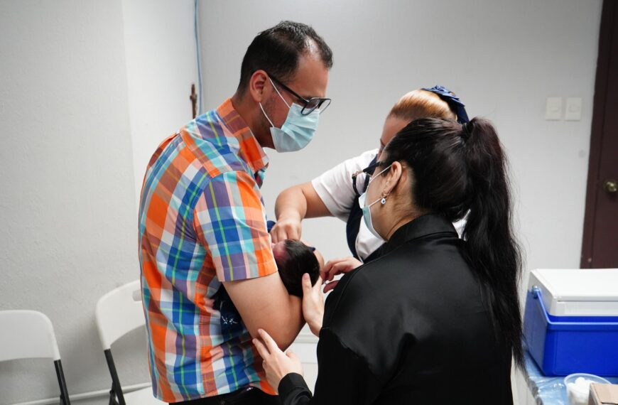 Arranca jornada de vacunación contra el sarampión en el Sistema DIF Nuevo Laredo