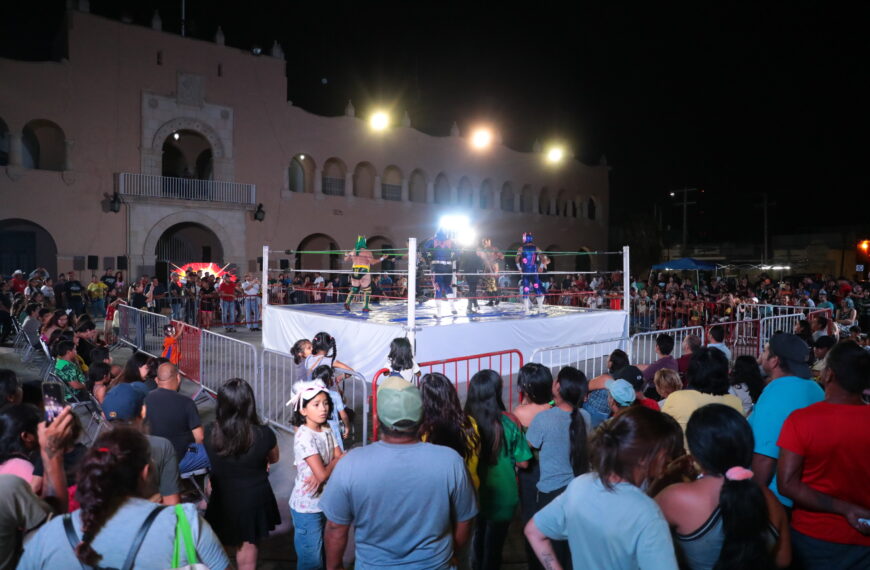 Invita gobierno municipal a lucha libre y fiesta en grande por el 177 aniversario de Nuevo Laredo