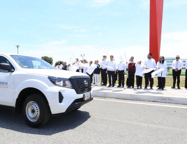 Da Américo banderazo de salida a nuevos vehículos del IMSS-Bienestar Tamaulipas