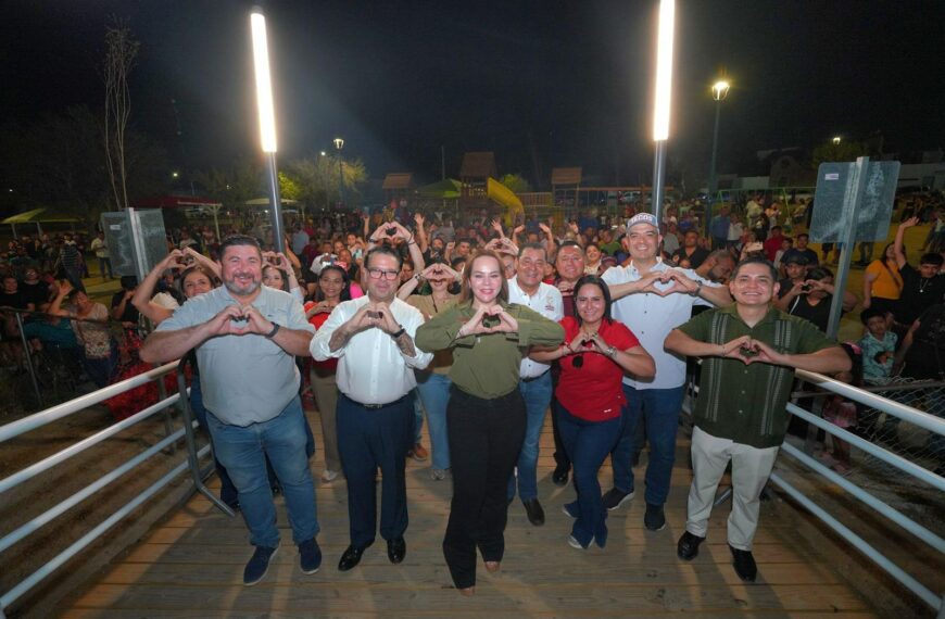 Carmen Lilia inaugura el puente panorámico del parque península del Laguito