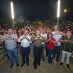 Carmen Lilia inaugura el puente panorámico del parque península del Laguito