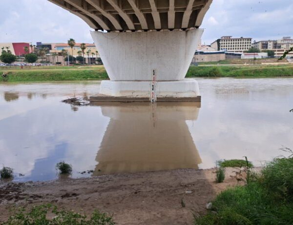 Lluvia incrementa caudal del río Bravo; sube de 35 a 60 centímetros en solo 3 días