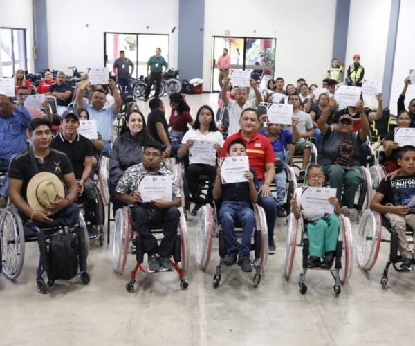 Realiza DIF Tamaulipas segunda capacitación y donación de sillas de ruedas para discapacitados