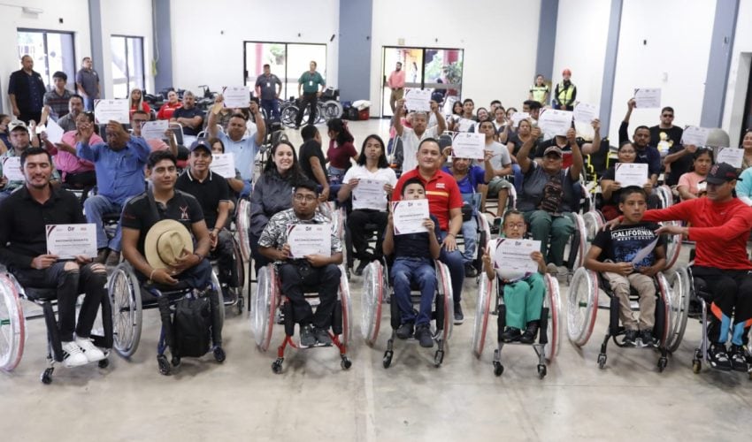 Realiza DIF Tamaulipas segunda capacitación y donación de sillas de ruedas para discapacitados