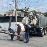Realiza Recursos Hidráulicos labores de mantenimiento a la red hidrosanitaria en Xicoténcatl y Abasolo