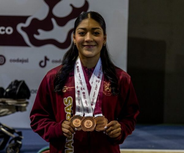 Suma Tamaulipas 9 medallas en levantamiento de pesas de la olimpiada nacional 2025