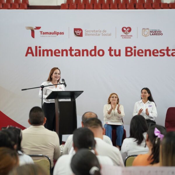 Entrega gobierno del estado apoyo alimentario a más de 500 familias de Nuevo Laredo