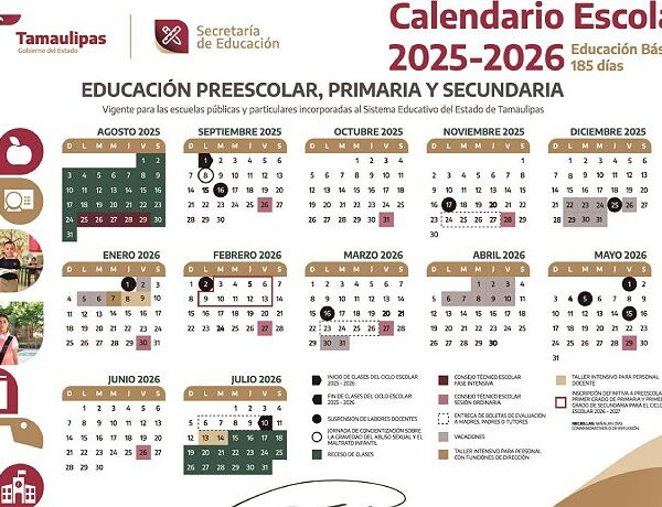 El siguiente ciclo escolar será de 185 días…