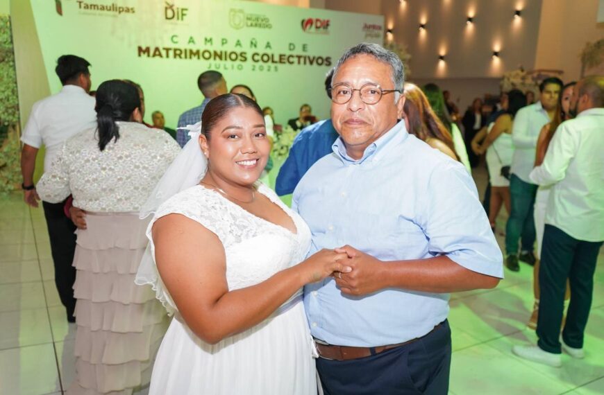 DIF Nuevo Laredo celebra a 83 nuevas familias en campaña de matrimonios gratuito