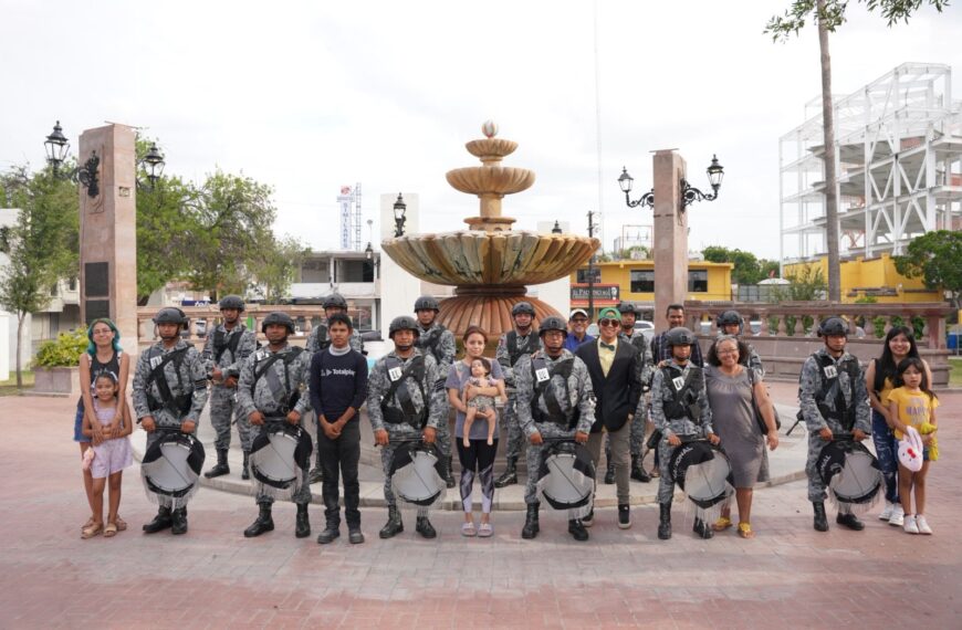 Presenta Guardia Nacional una exhibición de toques de ordenanza y campaña