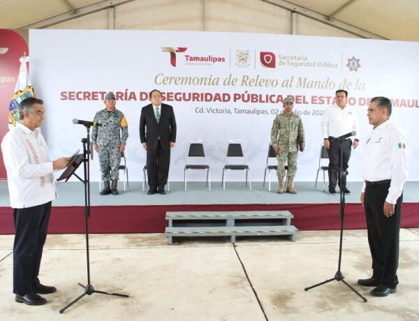 Toma protesta el nuevo secretario de Seguridad Pública de Tamaulipas