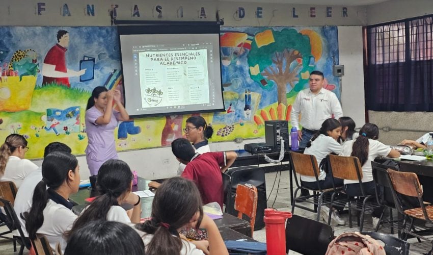 Promueven alimentación saludable para mejorar el rendimiento académico de jóvenes tamaulipecos