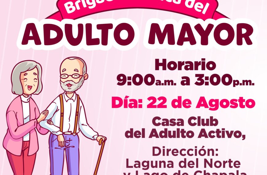 Mañana realizarán una brigada especial del DIF para los adultos mayores
