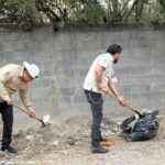 Lleva Gestión Ambiental brigada de limpieza a tiradero clandestino en la Matamoros