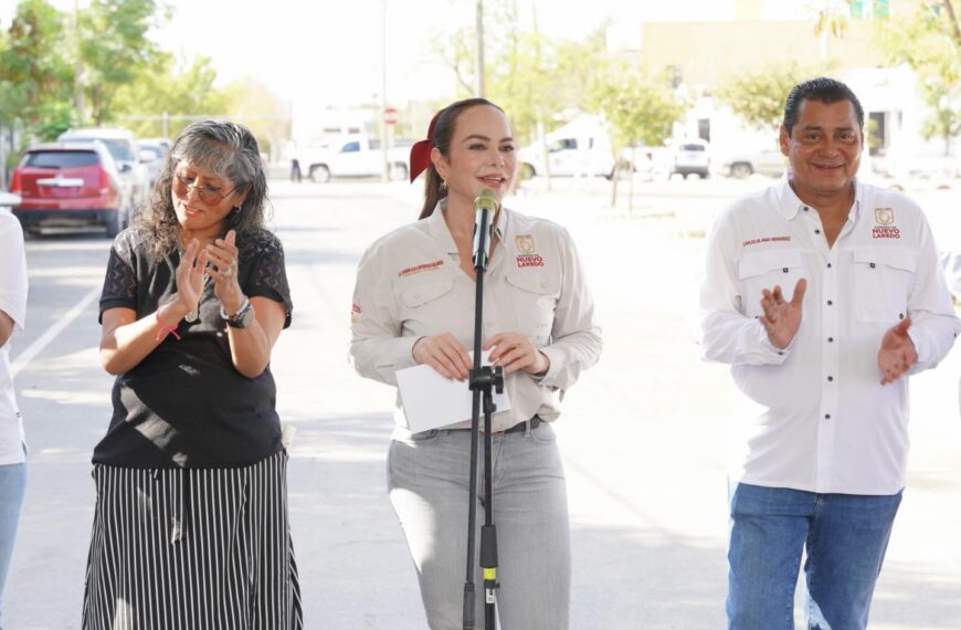 Carmen Lilia Canturosas entrega obras de repavimentación en…