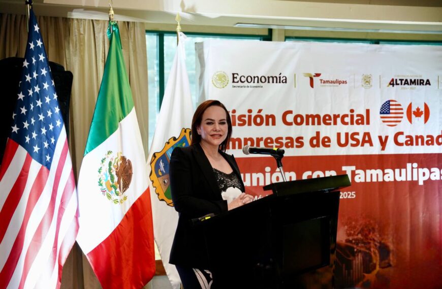 Impulsa Carmen Lilia las ventajas competitivas de Nuevo Laredo ante empresas de Estados Unidos y…
