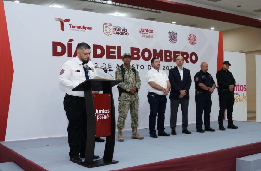 El gobierno municipal celebra en su día a los Bomberos de Nuevo Laredo