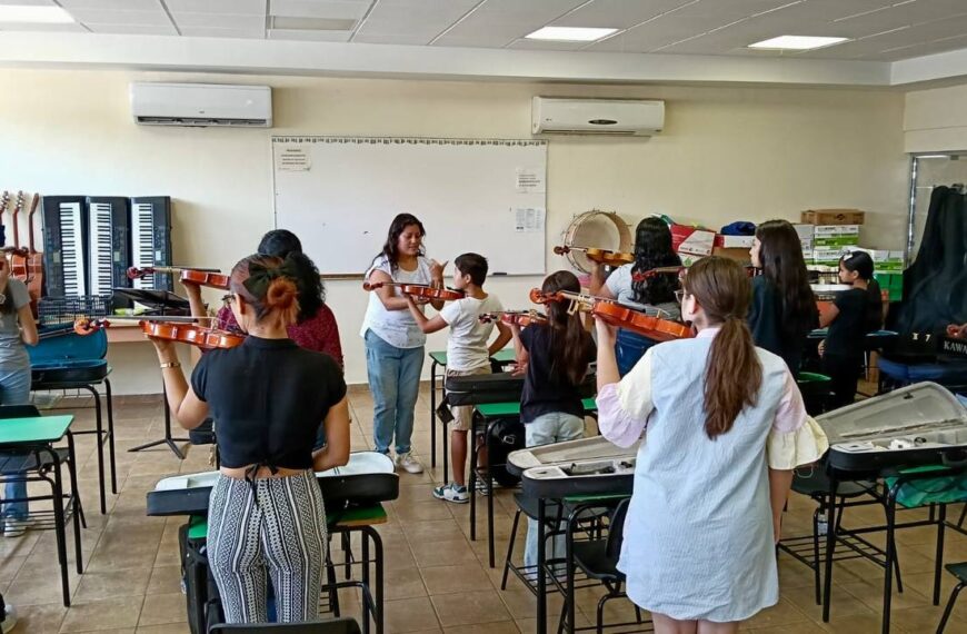 DIF Nuevo Laredo mantiene abiertas inscripciones en cursos de Escuela de Música