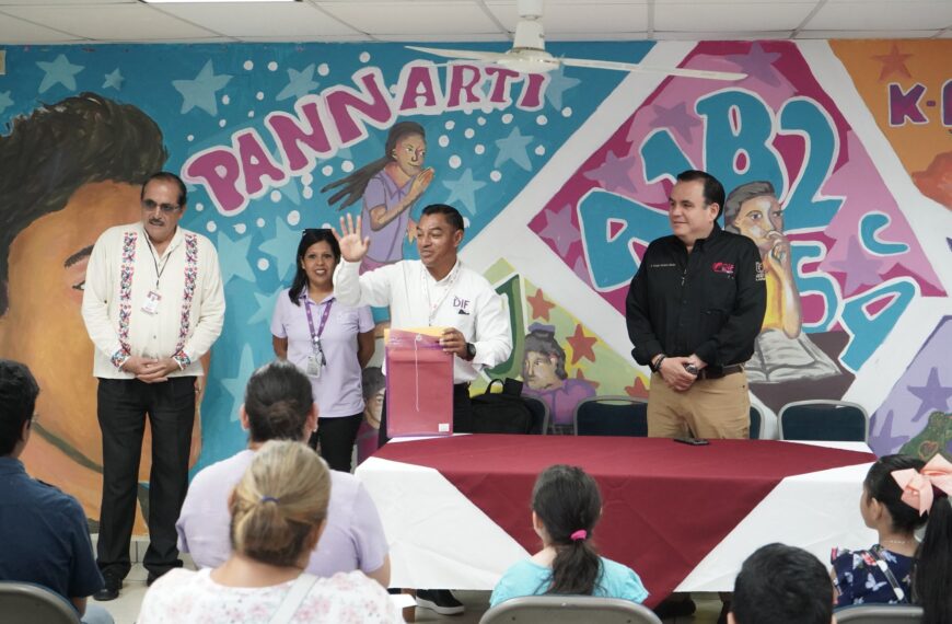 DIF estatal entrega apoyos a niños de Nuevo Laredo en riesgo de trabajo infantil