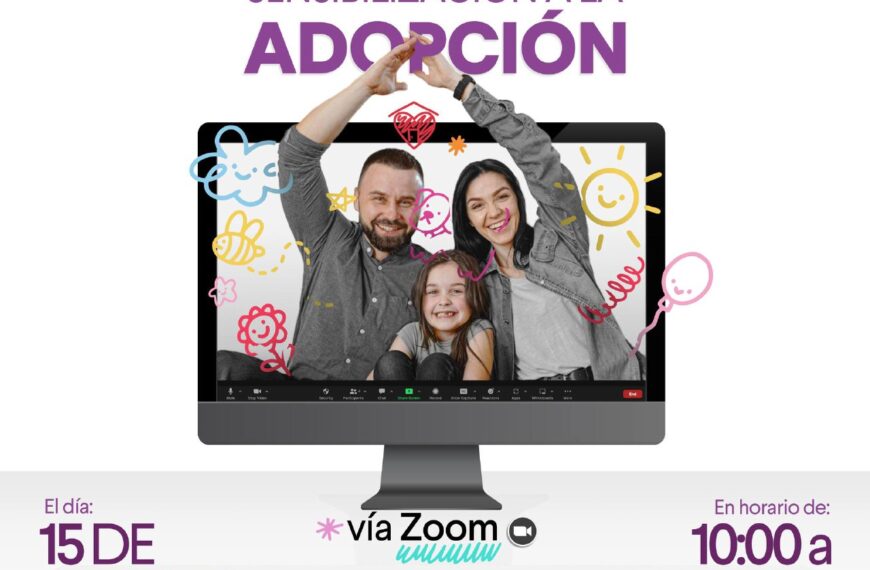 Invita DIF Nuevo Laredo a curso virtual de sensibilización para adopciones de menores