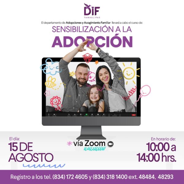 Invita DIF Nuevo Laredo a curso virtual de…