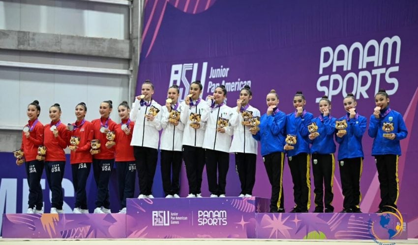 Doble oro y una plata para gimnastas tamaulipecas en los juegos panamericanos