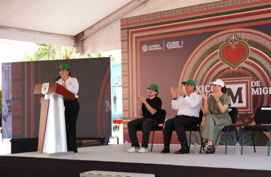 Nuevo Laredo, puerta de México al migrante, es sede del gran sorteo especial 303 de la Lotería Nacional