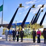 Encabeza la alcaldesa Carmen Lilia Canturosas la ceremonia cívica en honor a Niños Héroes
