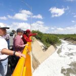Alcaldesa supervisa operativo de apoyo a la ciudadanía tras la tormenta en Nuevo Laredo