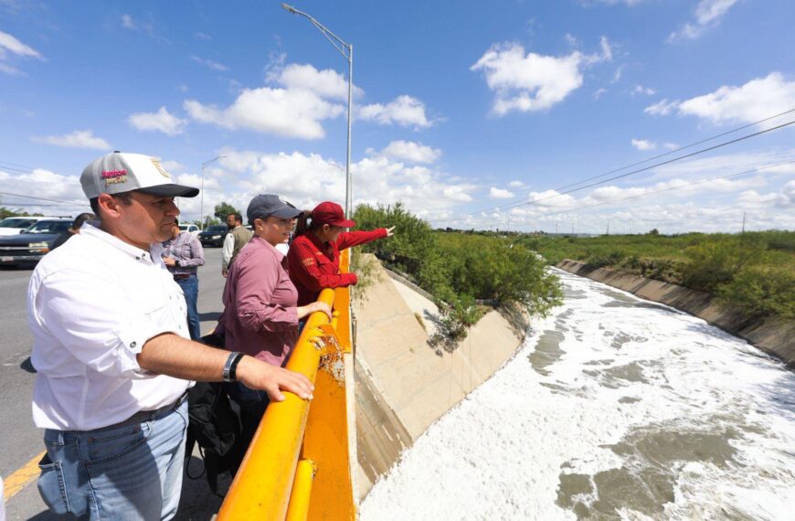 Alcaldesa supervisa operativo de apoyo a la ciudadanía tras la tormenta en Nuevo Laredo