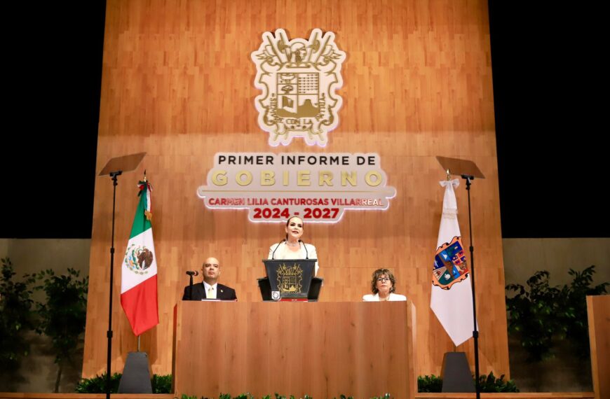 Reconoce Iniciativa Privada trabajo de Carmen Lilia en su primer informe de gobierno