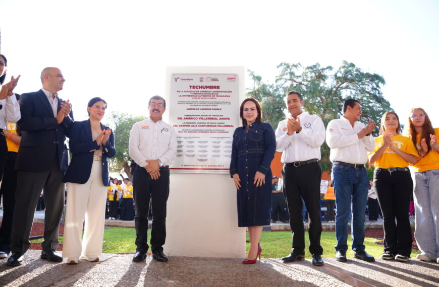 Alcaldesa y rector de la UAT fortalecen la infraestructura educativa para beneficio de más de 1,500 estudiantes