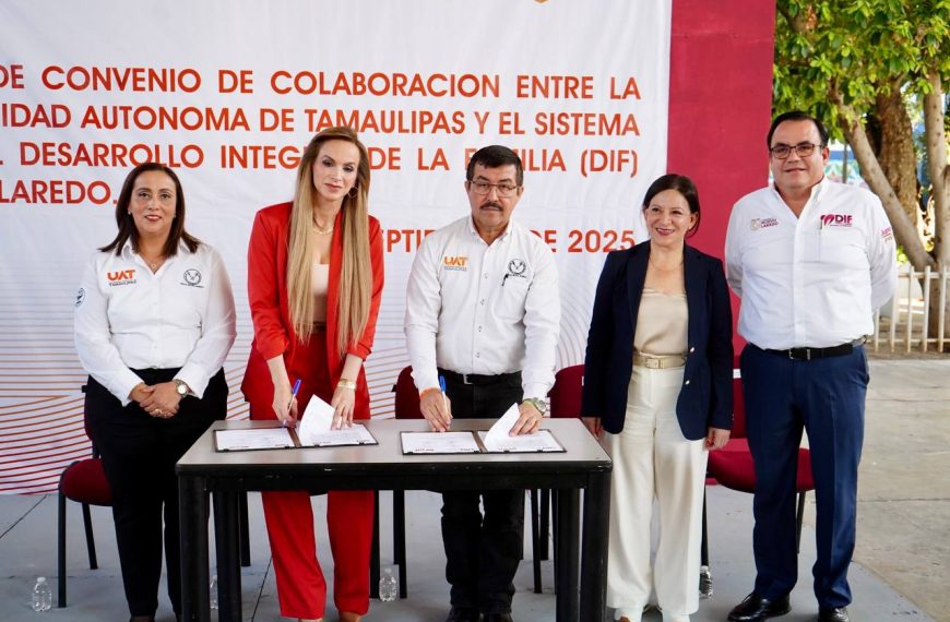 DIF Nuevo Laredo y UAT fortalecen formar estudiantes de enfermería con convenio de colaboración
