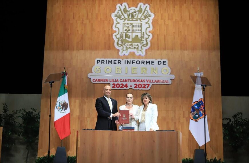 Carmen Lilia Canturosas presenta su Primer Informe de Gobierno 2024-2027 en Nuevo Laredo