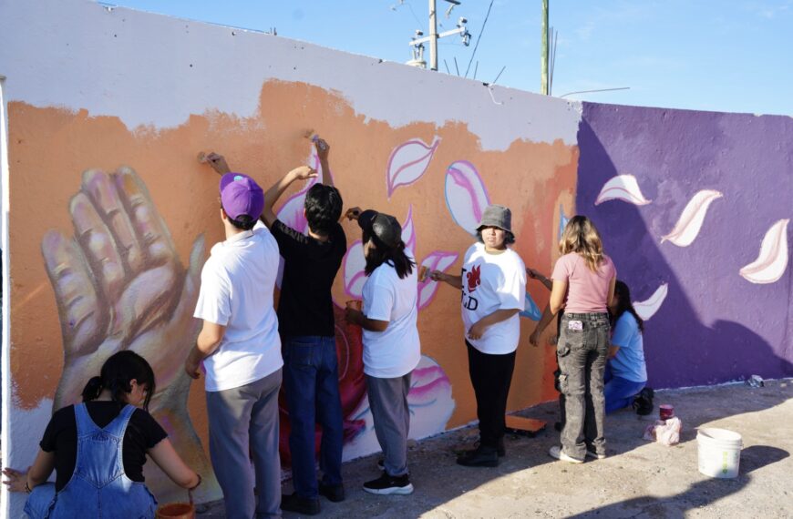 Se suma Nuevo Laredo a la Segunda Jornada Nacional de Tequios y Murales por la Paz