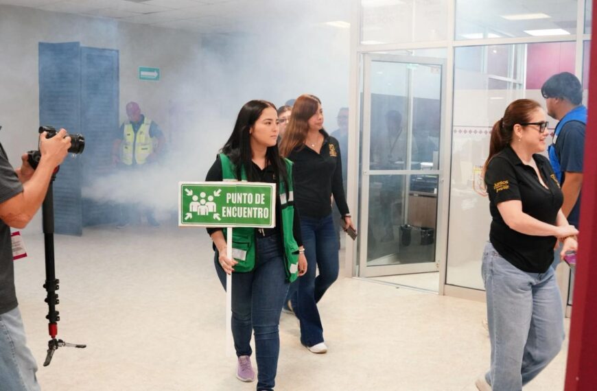 Se une Nuevo Laredo al Segundo Simulacro Nacional fortaleciendo la cultura de prevención