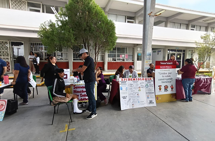 Dan arranque oficial a la Semana Nacional de Salud en instalaciones del Conalep