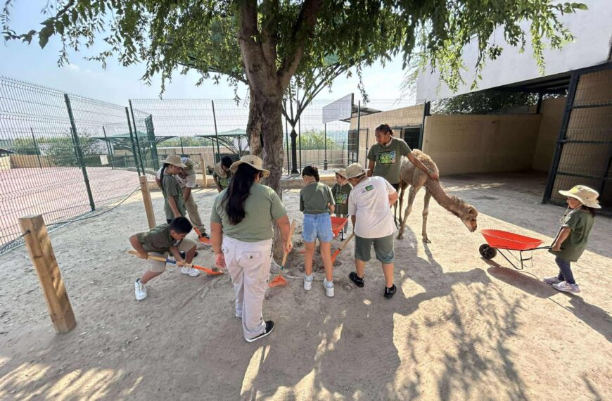 Niños de Zoo Kids disfrutan de un fin de semana lleno de aprendizaje en el zoológico de Nuevo Laredo