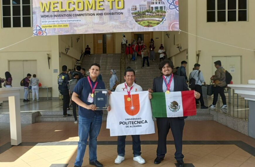Ganan dos estudiantes de Tamaulipas competencia mundial de inventores