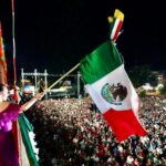 Celebran más de 45 mil neolaredenses el Grito de Independencia encabezado por Carmen Lilia Canturosas